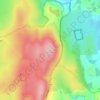 Axe Edge Moor topographic map, elevation, terrain