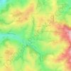 Cartelier topographic map, elevation, terrain