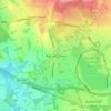 Norton Canes topographic map, elevation, terrain