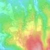 Abinger Bottom topographic map, elevation, terrain