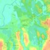 Bielsko topographic map, elevation, terrain