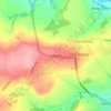 Toft Hill topographic map, elevation, terrain