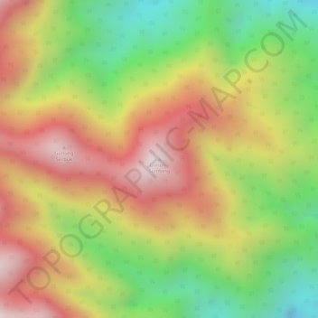 Gunung Sumbing topographic map, elevation, terrain