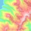 Blue Hill topographic map, elevation, terrain