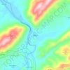 Walland topographic map, elevation, terrain