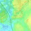 Hofterup topographic map, elevation, terrain