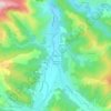 Vic d'Oust topographic map, elevation, terrain