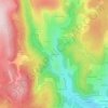 Le Chomet topographic map, elevation, terrain