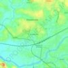 Melepuram topographic map, elevation, terrain