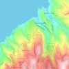 Half Tree Hollow topographic map, elevation, terrain