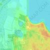 Vomb topographic map, elevation, terrain