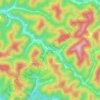Dingess topographic map, elevation, terrain