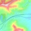 Villamont topographic map, elevation, terrain