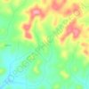 Agbohun topographic map, elevation, terrain