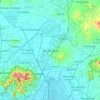 Ojo de Agua topographic map, elevation, terrain