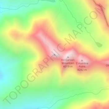 Challenger Point topographic map, elevation, terrain