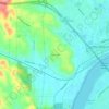 Silver Hills topographic map, elevation, terrain
