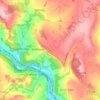 Upper Holloway topographic map, elevation, terrain