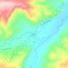 McLeod topographic map, elevation, terrain