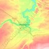 Medicine Hat topographic map, elevation, terrain