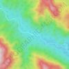 Pos Balar topographic map, elevation, terrain