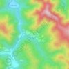 Riofreddo topographic map, elevation, terrain