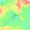 Jimma topographic map, elevation, terrain