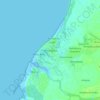 Morondava topographic map, elevation, terrain