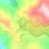 Crane Flat topographic map, elevation, terrain