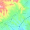 Clacks Canyon topographic map, elevation, terrain