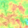 Poulgroix topographic map, elevation, terrain