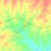 Danwar topographic map, elevation, terrain