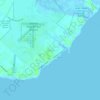 Atlantic topographic map, elevation, terrain