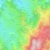 Olagnier topographic map, elevation, terrain