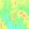 Doucette topographic map, elevation, terrain