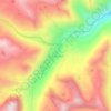 Huacahuasi topographic map, elevation, terrain