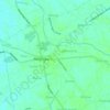 Poblacion topographic map, elevation, terrain