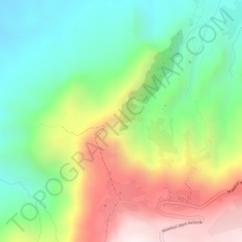 Dalota topographic map, elevation, terrain