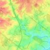 Elkins Park Gardens topographic map, elevation, terrain