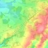 Fontafie topographic map, elevation, terrain