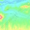 Dixon topographic map, elevation, terrain