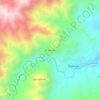 El Tesorito topographic map, elevation, terrain