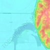 Sugar Lake topographic map, elevation, terrain