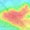 Blunsdon Hill topographic map, elevation, terrain