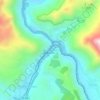 Huambutio topographic map, elevation, terrain