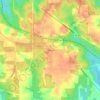 Wilmer topographic map, elevation, terrain