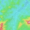 仙洞 topographic map, elevation, terrain