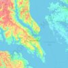 Solomons Island topographic map, elevation, terrain