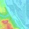 Deer Island topographic map, elevation, terrain