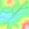 Huyro topographic map, elevation, terrain